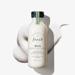 Fresh Milk Body Cleanser With Soothing Plant Based Milks Natural New 2.5 Fl